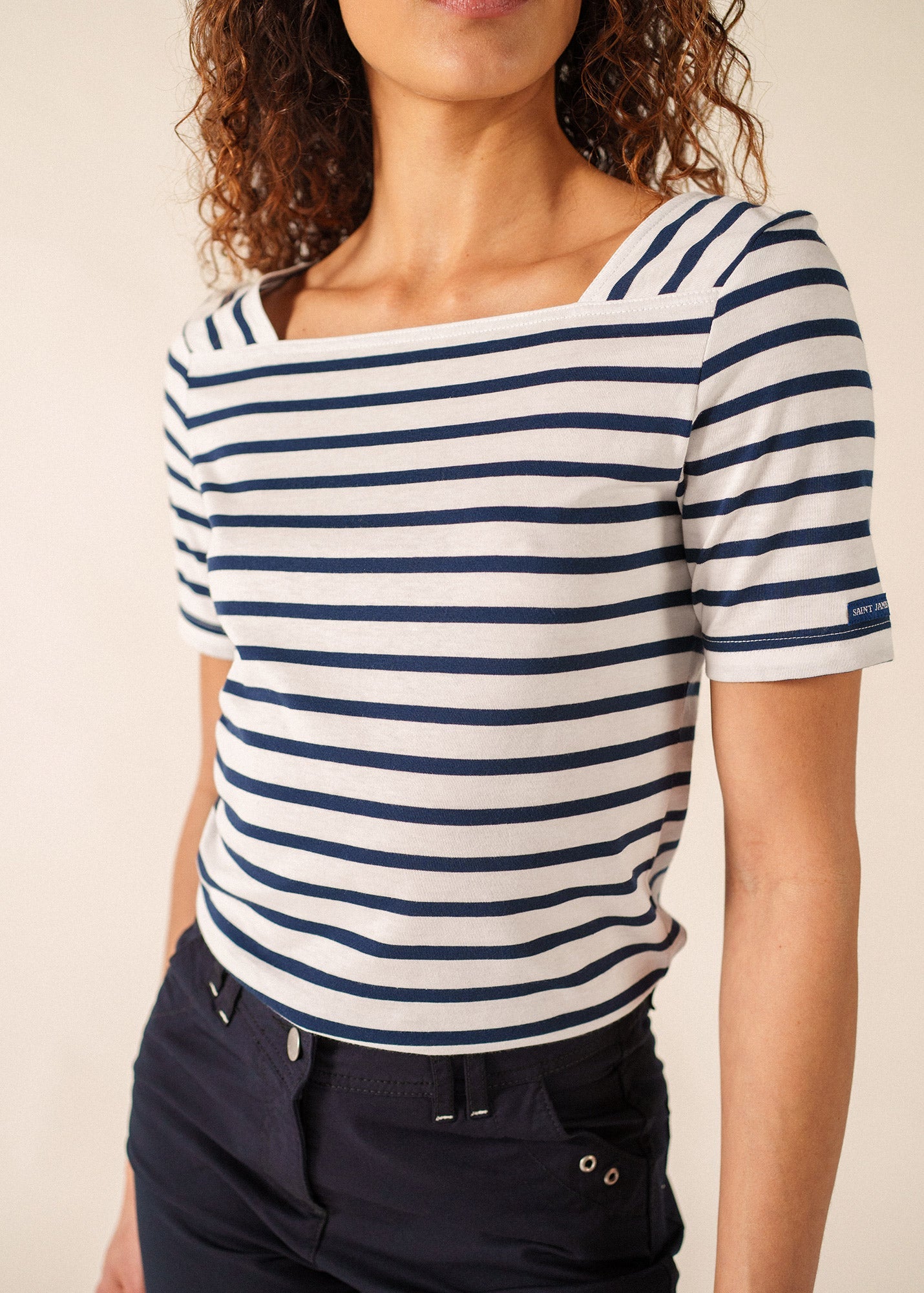 Marinière Pléneuf coton (NEIGE/MARINE)