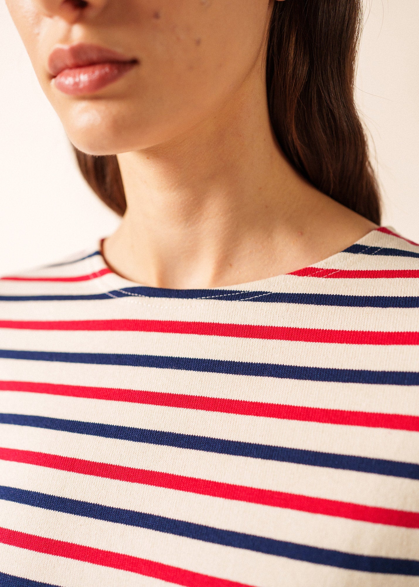 Marinière Méridame (ECRU/MARINE/TULIPE)