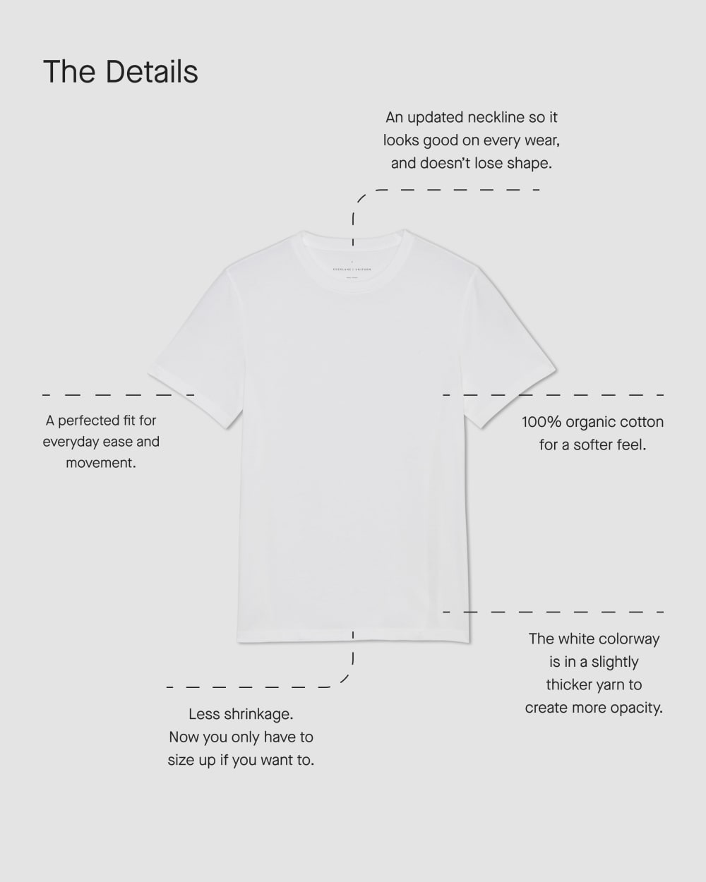 The Essential Organic Crew | Heathered Grey
