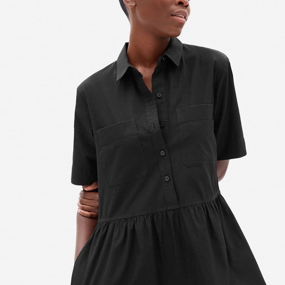 The Parklet Shirtdress搴?| Black