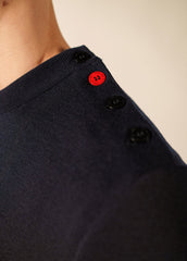 Pull Mondiovision Normandie (NAVY/MULTICO)