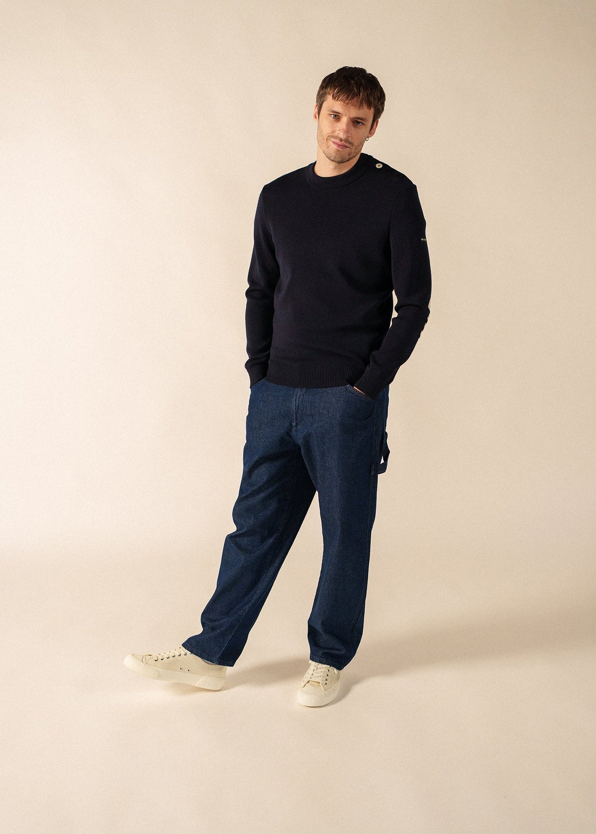 Pull Mondiovision Bretagne (NAVY/MULTICO)