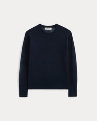 The Air Alpaca鈩?Relaxed Crew Top | Navy