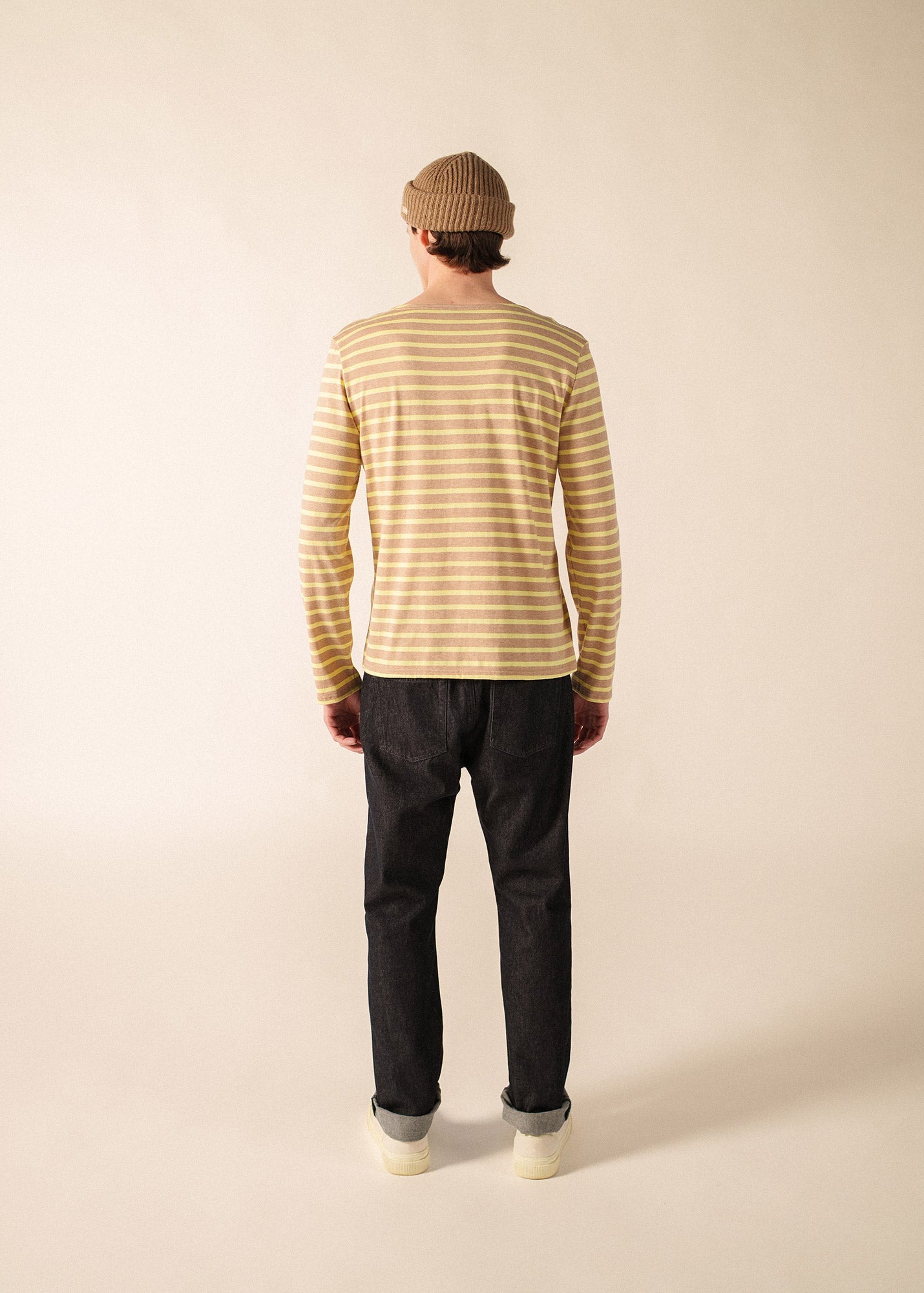 Marinière Minquiers (BEIGE CHINE/AUBE)