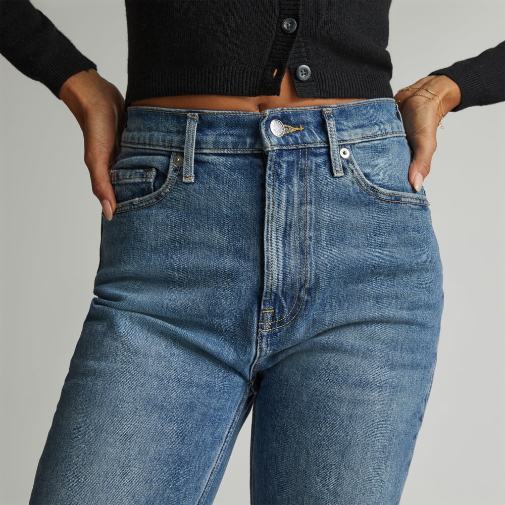 The Original Cheeky庐 Jean | Worn-In Mid Blue | 26.5" Inseam