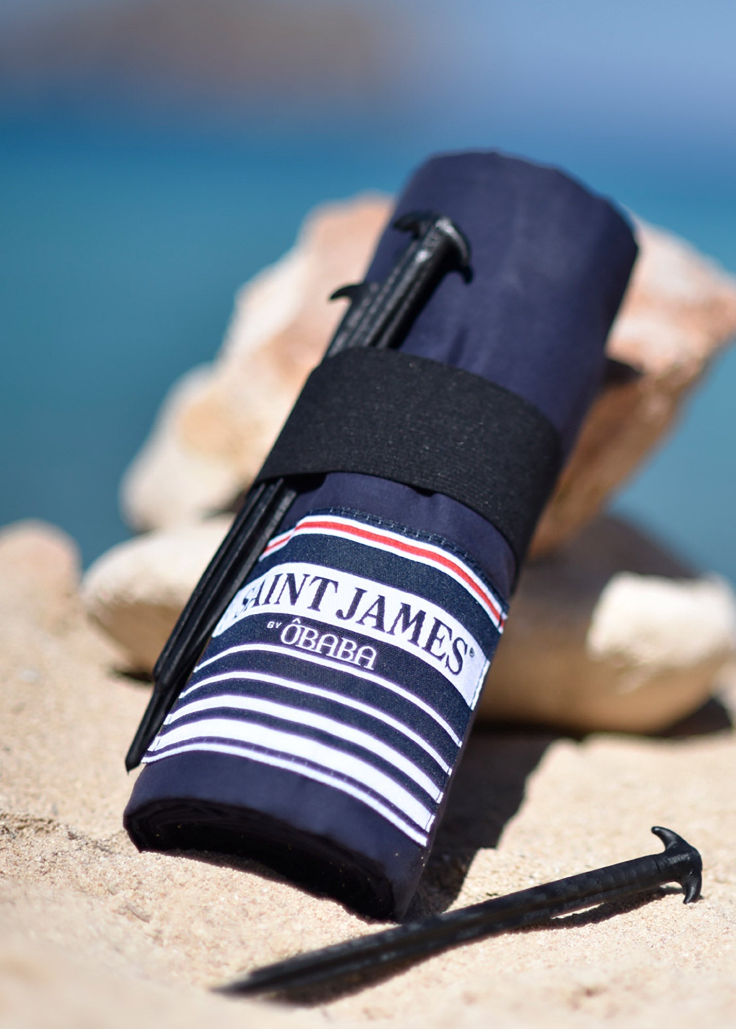 Drap de plage XXL+ x Obaba (MARINE)