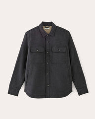 The ReNew Fleece-Lined Heavyweight Overshirt | Heather Charcoal