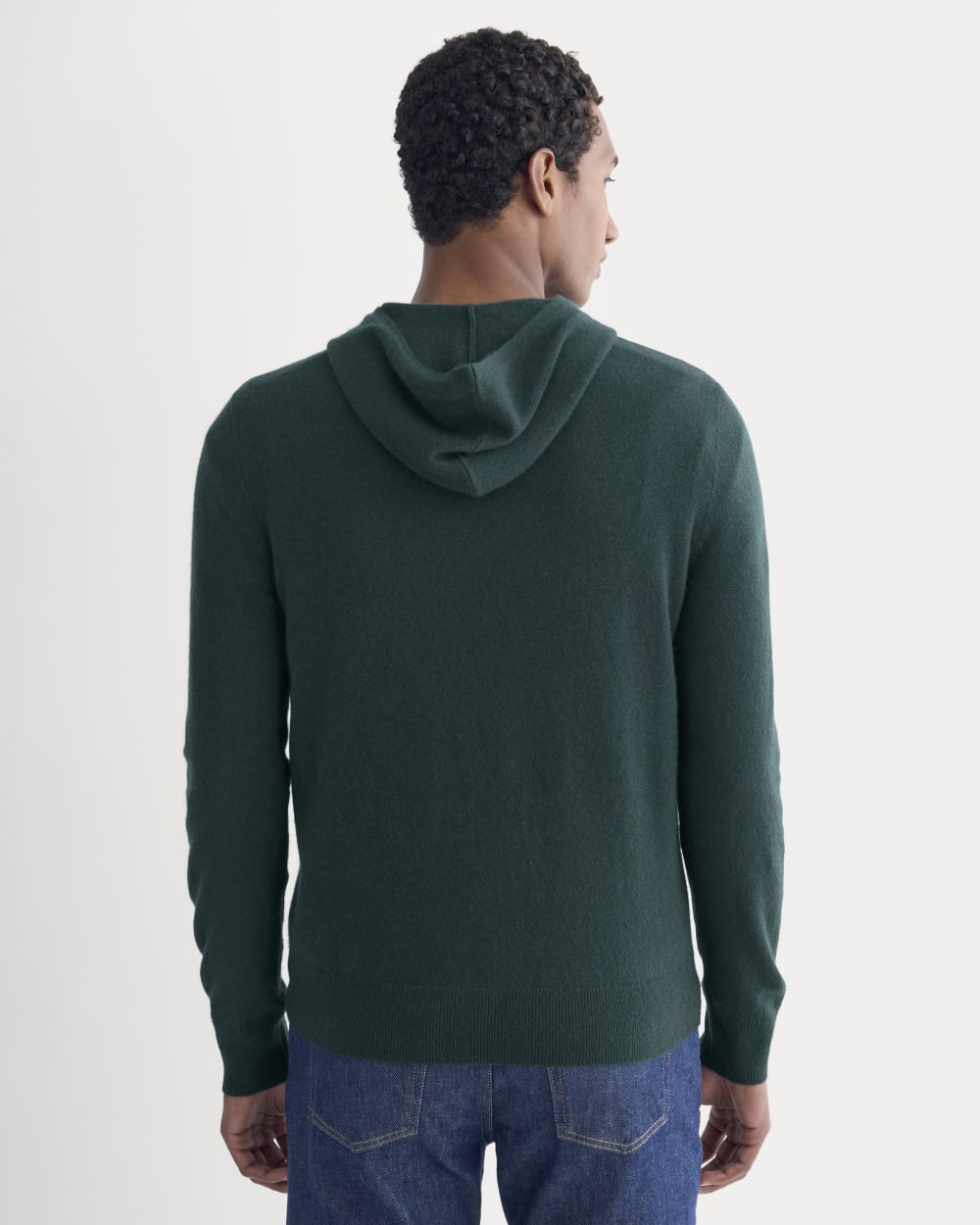 Saintjamesa x Peace & Quiet Cashmere Hoodie | Pine