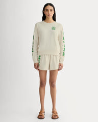 The Saintjamesa x Parks Project Off-Duty Long-Sleeve Tee | Natural / Green