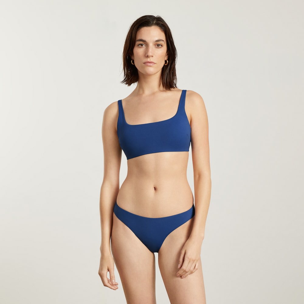 The Thigh-High Bikini Bottom | Blue Dusk