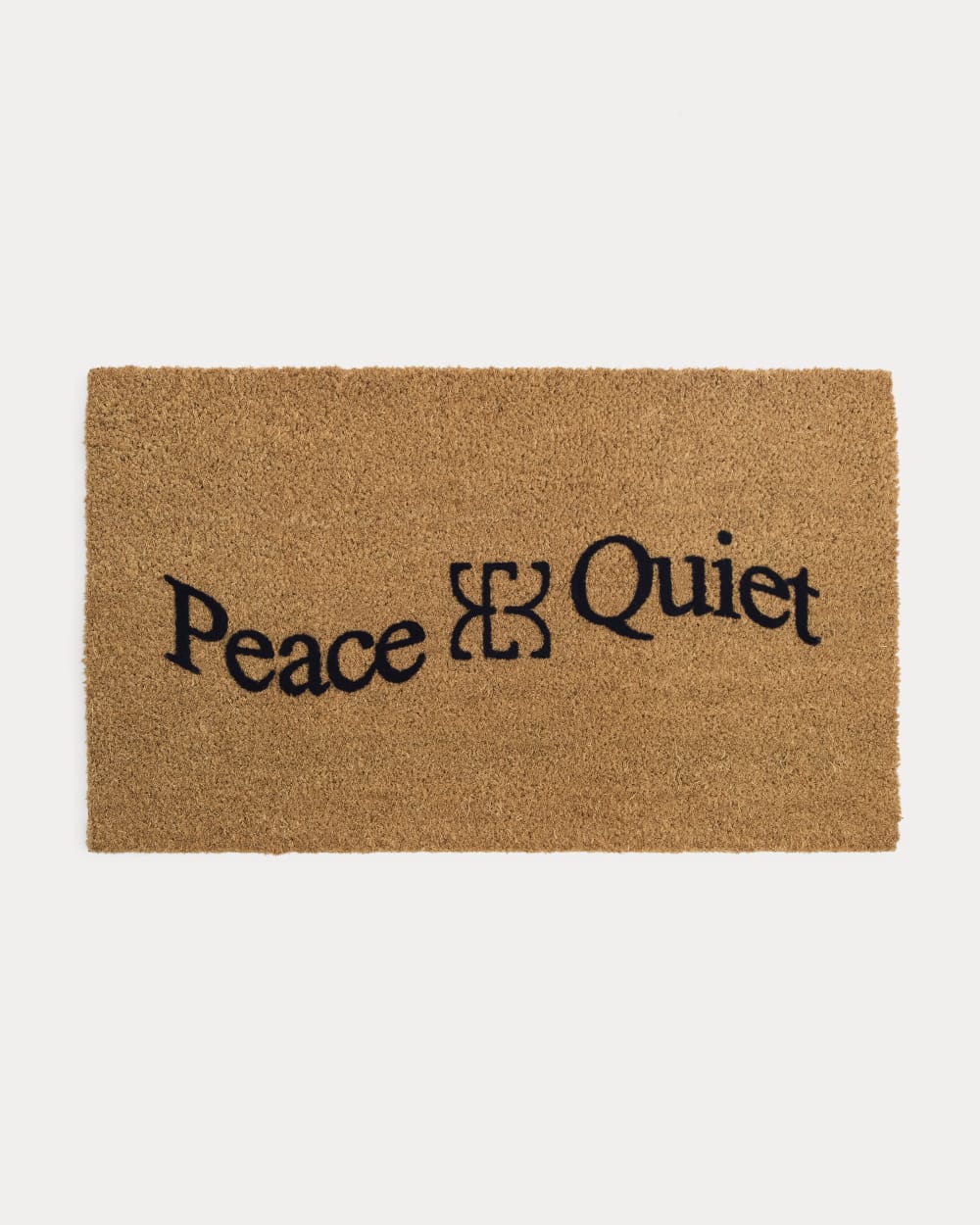Saintjamesa x Peace & Quiet Welcome Mat | Tan