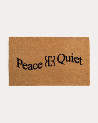 Saintjamesa x Peace & Quiet Welcome Mat | Tan
