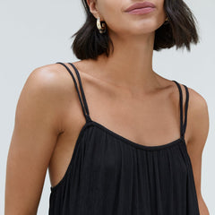 The Naia鈩?Ripple Tiered Maxi Dress | Black