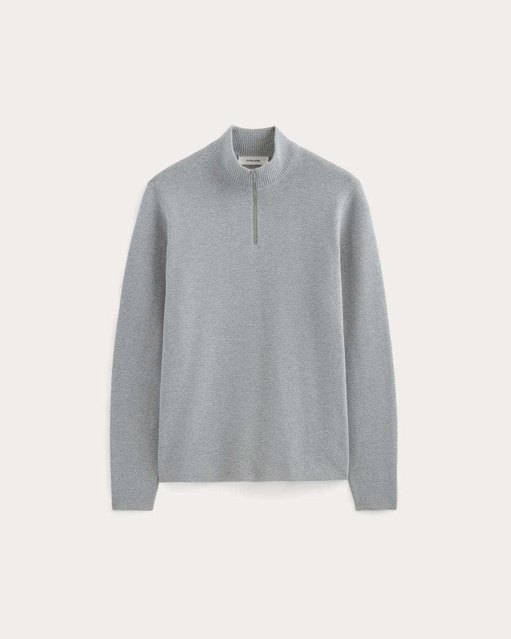 The No-Sweat Quarter-Zip | Heathered Grey