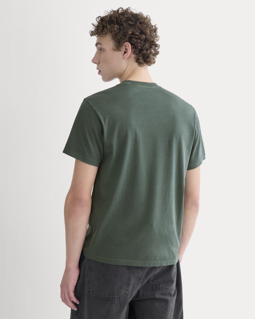 Saintjamesa x Peace & Quiet Graphic Logo Tee | Pine