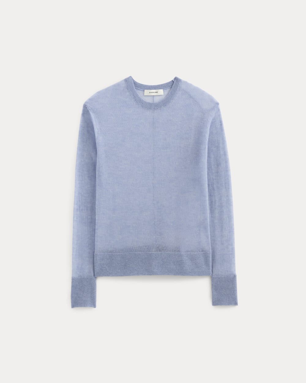 The Air Alpaca鈩?Relaxed Crew Top | Soft Blue