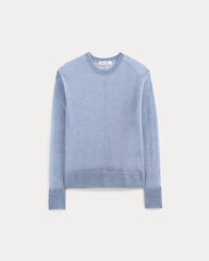 The Air Alpaca鈩?Relaxed Crew Top | Soft Blue