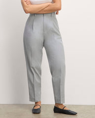 The Draper Tapered Pant in Buttersmooth | Heather Steel