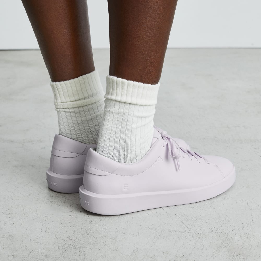 The ReLeather搴?Tennis Shoe | Orchid