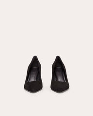 The Banana Pump | Black Suede