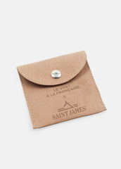 Bracelet Bouton x Le Vent à la Française (ARGENT/RAYE BLANC/BEIGE)